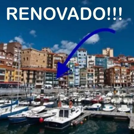 شقة K R I S E L A Etxea Casa K R I S E L A Puerto Deportivo Renovado Estilo Vintage Colorido Especial